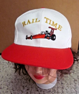 FIELDS RACING drag NHRA baseball hat top-fuel dragster Rail Time embroidery cap - Picture 1 of 2