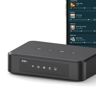 Receptor AirPlay S10+ - Transmisor de audio Wi-Fi multihabitación para sonido de alta fidelidad Foto 1 de 4