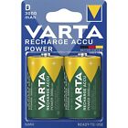 Varta Recharge Akku Power Micro Batterien HR20/D 3000 mAh 1,2V Inhalt 2 Stück