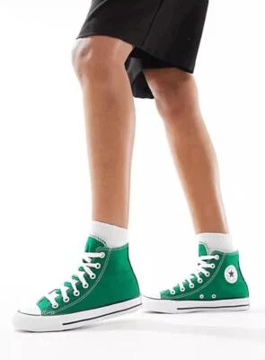 CONVERSE SNEAKERS ALL STAR CHUCK TAYLOR HI GREEN VERDE 164027C - Imagen 1 de 4