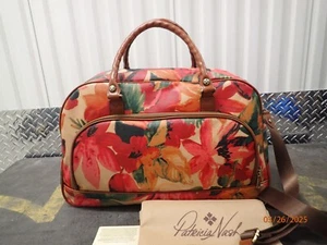 Patricia Nash GONNESA Overnight Bag Spring Multicolor Luggage nwt - Picture 1 of 22