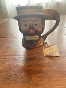 Vintage The Emmett Kelly Jr. Collection Clown Face Coffee Mug  FLAMBRO - Picture 1 of 3