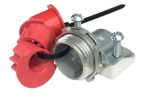 10 Stück Arlington (8414) 1-1/2" MC Kabelverbinder mit Endanschlag Buchsen - Bild 1 von 2