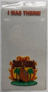 Super Bowl XXXV January 2001 Baltimore Ravens Vs New York Giants Ticket Holder - Picture 1 of 2