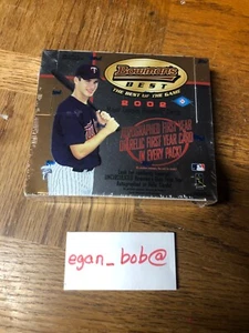 Bowman 2002 mejor caja de pasatiempos sellada 10 paquetes 5 cartas cada uno sin circular Joe Mauer - Imagen 1 de 6