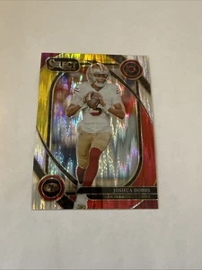 2024 Panini Select  Club Level Joshua Dobbs Red Silver Gold Shock Prizm - Picture 1 of 2
