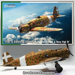 SPECIAL HOBBY  32089 1/32 ITALIAN FIAT G.50bis FIGHTER-BOMBER & NAVY FIGHTER KIT - Picture 1 of 7