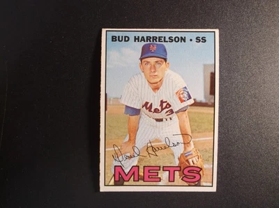 1967 Topps Baseball Bud Harrelson Card # 306 - Imagem 1 de 2