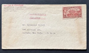 AtoZ. Liberia 1939 Firestone Rubber Plantation Air Mail to USA - Picture 1 of 2