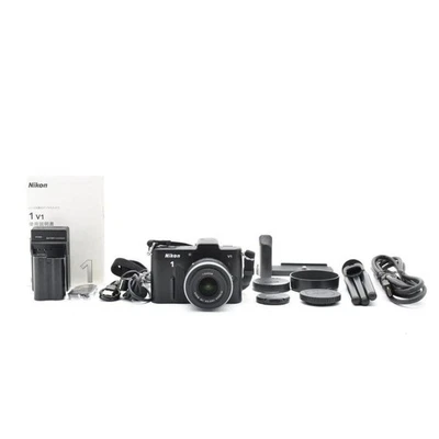 [Excellent] Nikon 1 V1 10.1MP Digital Camera w/30-110mm Lens Batt Charger JAPAN - Image 1 of 4