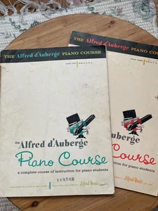 Vintage The Alfred D'Auberge Piano Course Books 2 & 3 Capri Music Corp - Bild 1 von 11