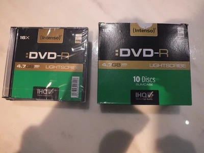 18 neue originalverschweisste INTENSO 4.7 GB 120 Min. DVD-R - Bild 1 von 2