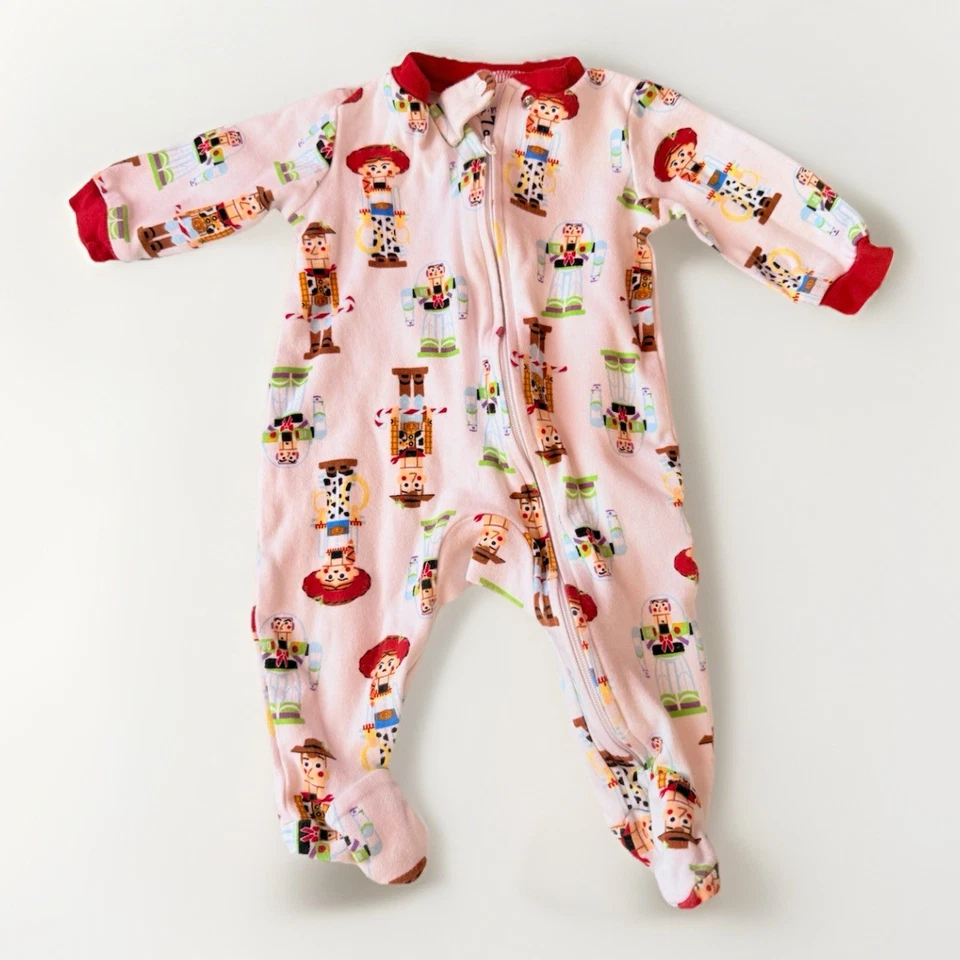 Pijama Disney Baby Toy Story de una pieza con patas para dormir 0-3 meses algodón Foto 1 de 3