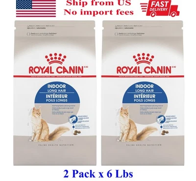Royal Canin Feline Health Nutrition Indoor Long Hair Adult Dry Cat Food, 12 lb - Image 1 of 4