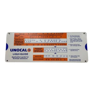 Unocal 76 - 2 Sided Liqui-Guide Unocal Chemical Division 1986 Fertilizer Guide - Picture 1 of 4