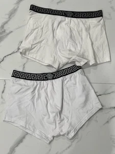 New 2 Versace Border Medusa Boxer Brief Trunks XL - Picture 1 of 12