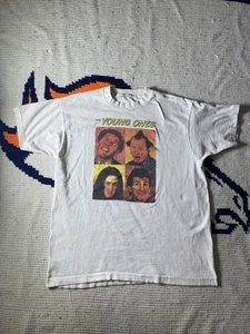 Vintage 90s The Young Ones Promo White Tshirt Men’s Size Large!! - Picture 1 of 7
