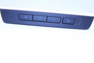 Interruptor de memoria del asiento delantero izquierdo BMW 528i 535i 550i M5 2011-2013 fabricante de equipos originales usado Foto 1 de 4