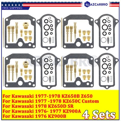 Kit de reconstrucción de carburador KZ650 para Kawasaki KZ650 Kit de reparación de carburador KZ650B 1977-1978 Foto 1 de 4