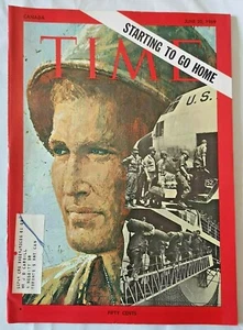 Time Magazine June 20 1969 Starting To Go Home Vietnam War Troop Withdrawal - Picture 1 of 5