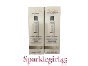 NIOXIN System 3 Shampoo & Conditioner, 1.7oz. SET! NEW IN BOX! FRESH! FREE SHIP!