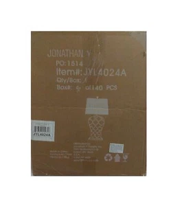 JONATHAN Y Arthur 29 in. Cream Ceramic Table Lamp JYL4024A - Picture 1 of 2