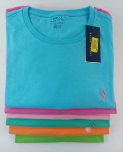 Para hombre Polo Ralph Lauren Logotipo Clásicos Camiseta Corta/S Azul Rosa Verde L XXL 0017 - Imagen 1 de 8