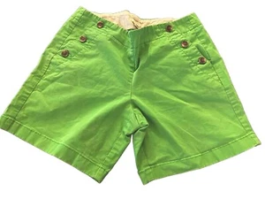 J. Pantalones cortos Crew Kelly verde marinero talla 8 - Imagen 1 de 4