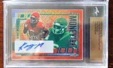 2023 Leaf Metal Kenny McIntosh RC Pre Production Auto Mojo Orange Encased #D 1/1