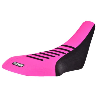 Suzuki LTZ 400 Z400 Gripper Seat cover 2003-2008 Black / Pink  / Black  #207 - Image 1 of 4
