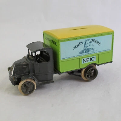 Ertl John Deere Replica Camion Delivery Mack Bulldog Die Cast 1926 Con Chiave - Immagine 1 di 4