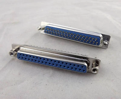 10pcs D-SUB DB37 37Pin Female DIP PCB Solder Connector Adapter 2 Rows Lock Screw - Image 1 of 4