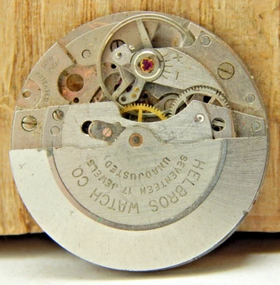 Vintage Helbros 17 jewel PUW 1260 automatic men's wrist movement made in germany - Image 1 of 4