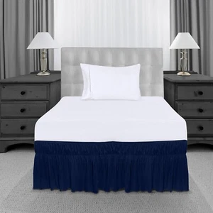 Utopia Bedding Twin Elastic Bed Ruffle - Easy Wrap Around Ruffle - Microfiber... - Picture 1 of 7