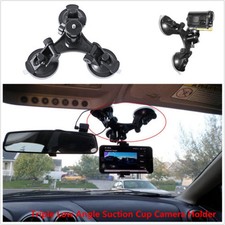 Car Triple Low Angle Suction Cup Mount Holder+Ball head for Gopro 2 3+ 4 Camera