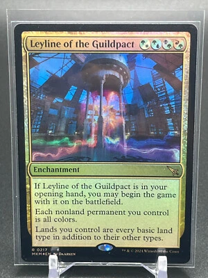 MTG Leyline of the Guildpact 0217 Murders at Karlov Manor Rare Foil Enchantment - Image 1 of 2