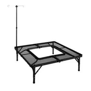 Portable Aluminum Outdoor Folding Table 35.4x35.4x11.4in - Picture 1 of 10
