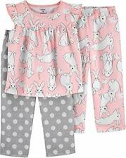 Carter's size 12m 3 piece pink & gray bunny set. Great for Easter