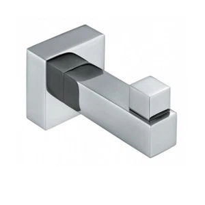 VADO SQUARE ROBE HOOK CHROME SQU-186-C/P BNIB £36rrp - Picture 1 of 2