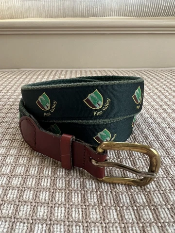 Vintage Pine Valley Golf Club Belt - Approximately Men's Size 37 Cover