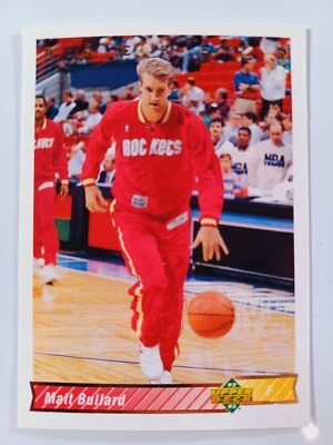 1992-1993 Upper Deck Basketball #99 Matt Bullard - Image 1 of 3