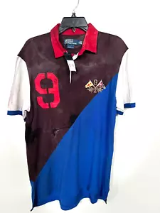 🔥POLO by RALPH LAUREN 9 YACHT CLUB 3 PIER CUSTOM FIT COTTON MESH MEN'S SZ:LARGE - Picture 1 of 11