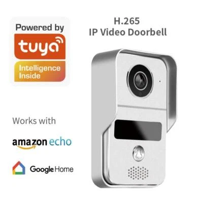Smart WIFI Video Doorbell Phone IR App Remote control Unlock Motion Detection  - Image 1 of 4