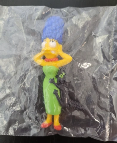 VINTAGE 1990 THE SIMPSONS MARGE W/ SNOWBALL 3" PVC FIGURE SEALED! RARE TCFFC Cover