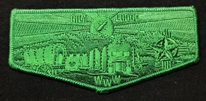 OA GILA LODGE 378 BSA YUCA CONSEJO PARCHE SOLAPA FANTASMA VERDE - Imagen 1 de 2
