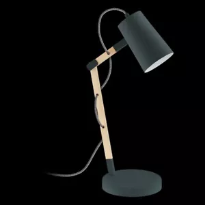 Eglo 94034 - Lampada da tavolo TORONA 1xE27 max 60W 230V - metallo e legno - Foto 1 di 11