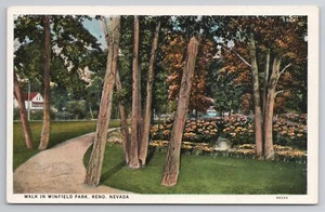 1915-30 Postcard Walk In Winfield Park Reno Nevada - Picture 1 of 2
