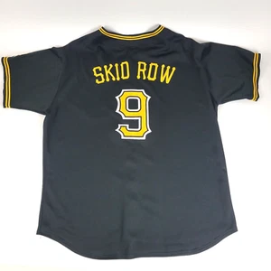 "Skidrow" Deportes Prieto Herren Trikot schwarz Größe A2X bestickt genäht hergestellt in den USA - Bild 1 von 10