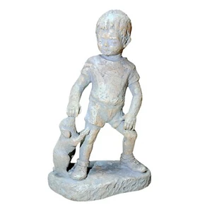 Vintage Austin Prod 1975 Sal Piri Boy and His Dog Figure Sculpture #286/500 14"  - Picture 1 of 13