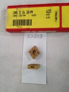 7 NEUE SANDVIK CNMG 432 PM HARTMETALL-EINSÄTZE GR: 4025. 120408PM SWEDEN MADE {W213} - Bild 1 von 1